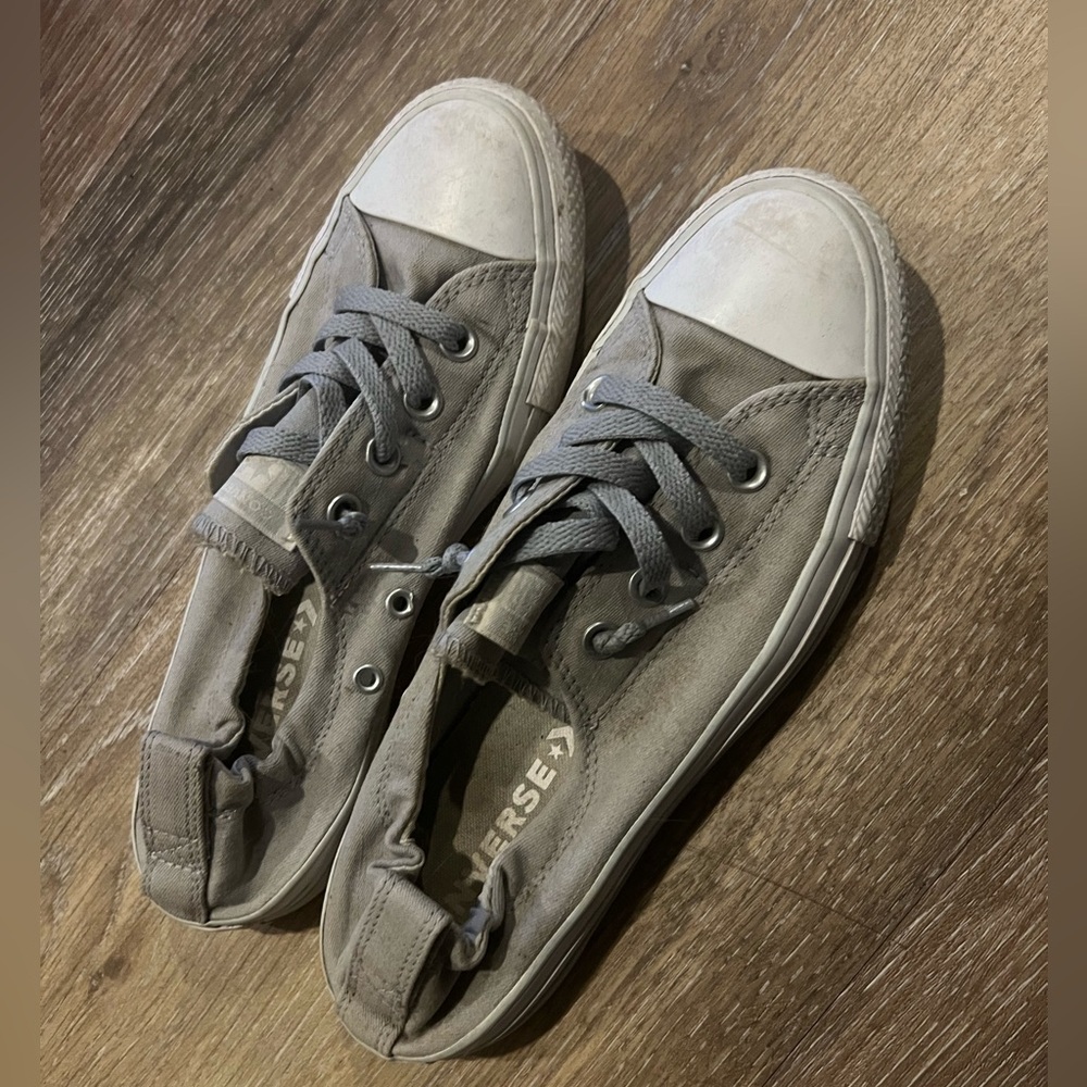 Converse Charcoal Canvas Sneakers